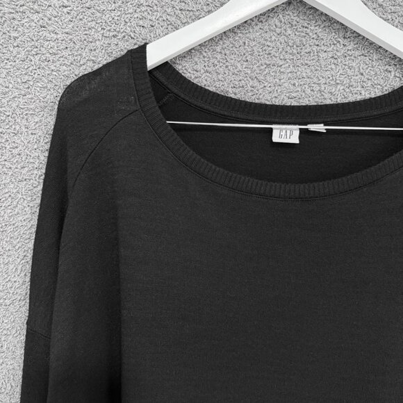 Gap Raglan Sleeve Softspun long sleeve t-shirt Black Large - Picture 5 of 8